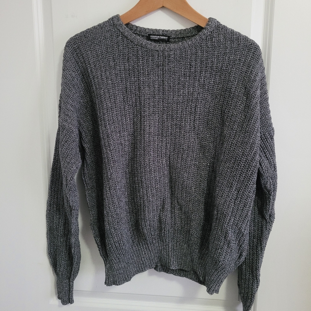 MADE IN THE USA AMERICAN APPAREL FISHERMAN SWEATER 100% Cotton